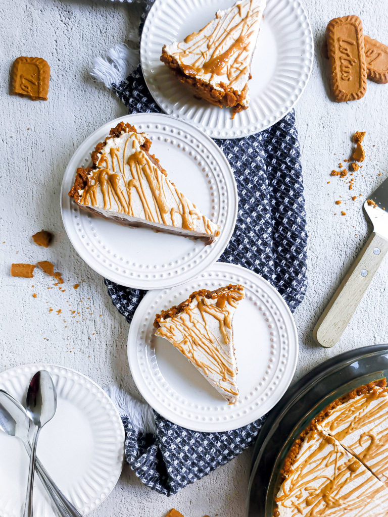 Slices of pudding pie